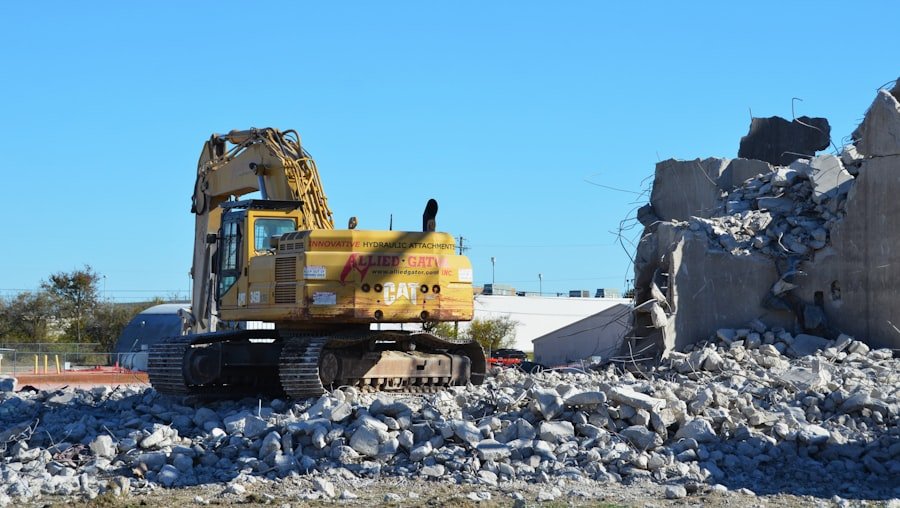 construction debris